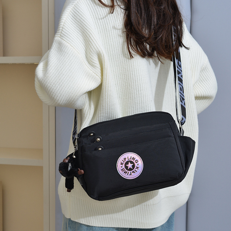 New Women's Crossbody Bag, Water-Repellent Nylon Cloth Shoulder Bag, Ultra-Light Women's Shopping Cross-Body Cute Bag