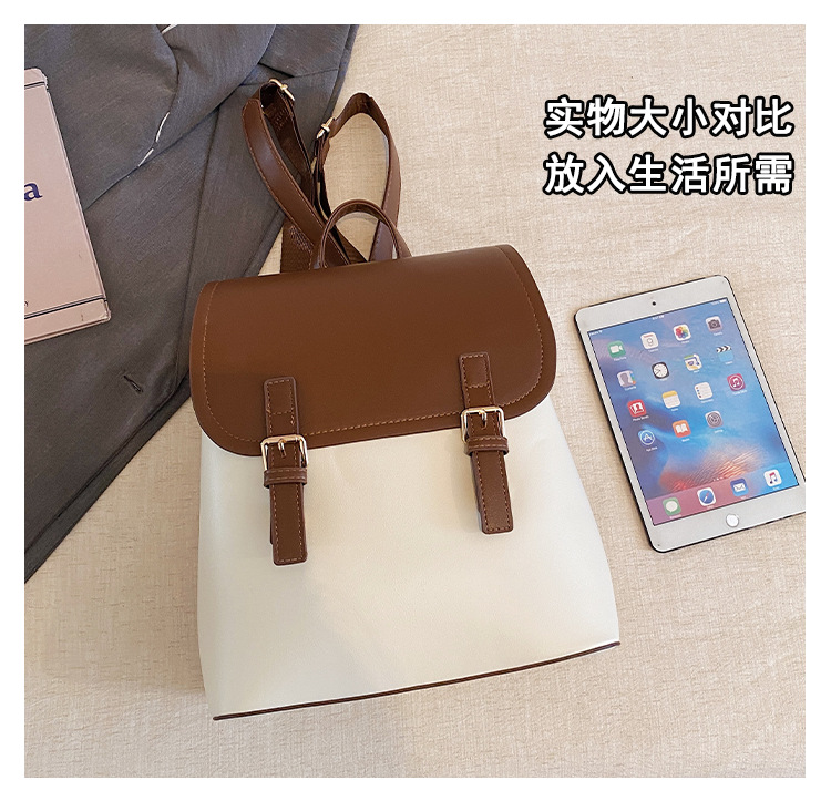 Women's Fashion Small Backpack High-End Commute Daypack Large Capacity Multiple Pockets Everyday Versatile Shoulder Bag