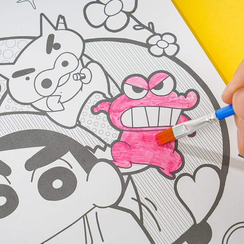悦木 Genuine crayons, cartoon children's cute book with pictures, watercolour for students