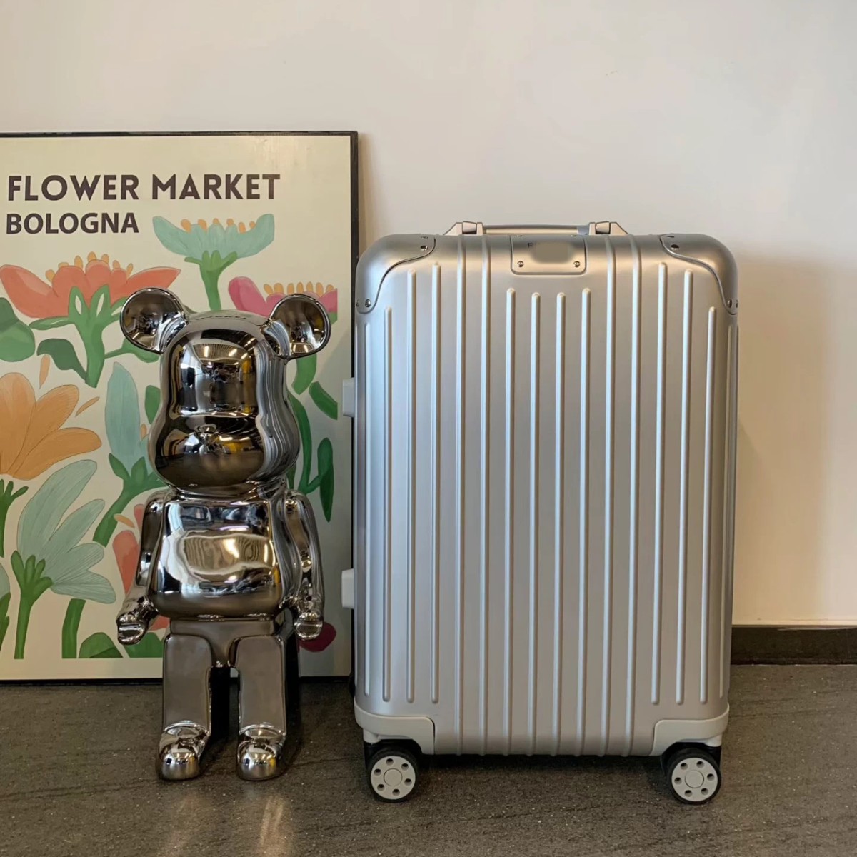 Rimo Original Series Aluminum-Magnesium Alloy Suitcase Metal Trolley Case 20-Inch Carry-On Suitcase Silent Universal Wheels