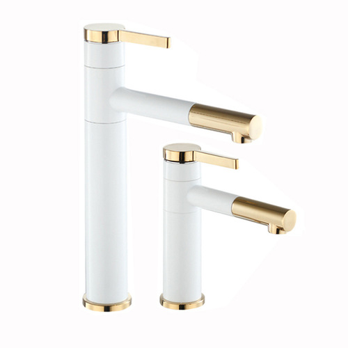Black pull-out faucet washbasin washbasin basin mixing valve countertop basin rotating sitting faucet European style