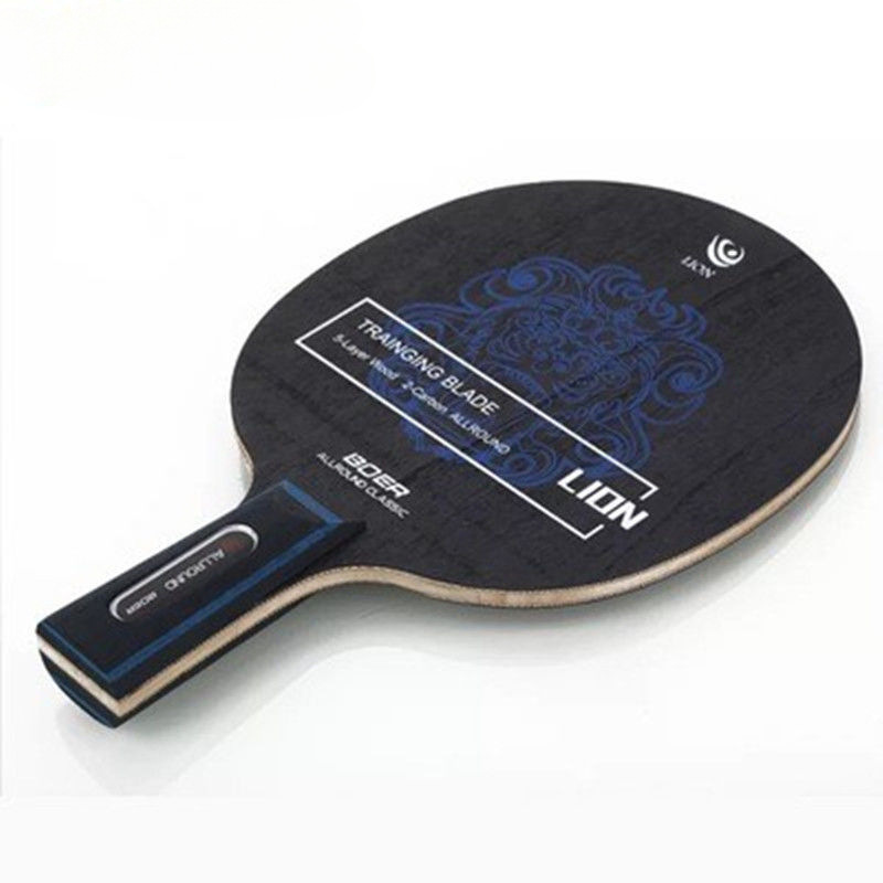 Procesamiento de la placa inferior de la raqueta de tenis de mesa, fibra de carbono de madera pura, placa horizontal recta de ataque rápido de arco de cinco capas y siete capas