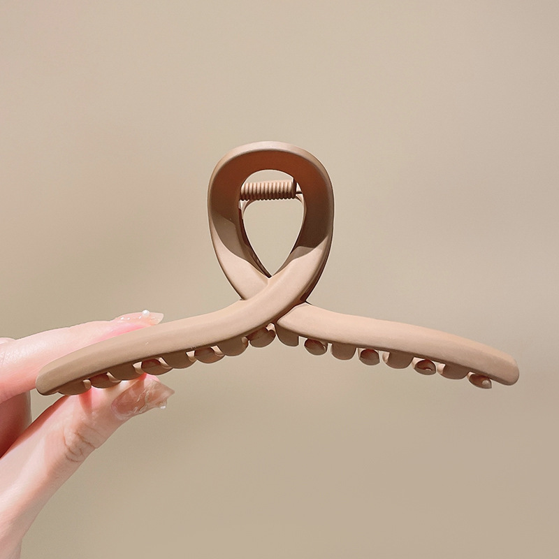 2025 nueva pinza de tiburón, más adecuado para mujeres, horquilla de la parte posterior de la cabeza de verano, pinza de agarre grande, horquilla de tocado