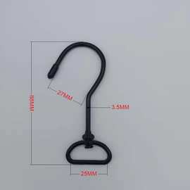 厂家批发S型挂钩 2字挂钩 S型衣物挂钩 多功能饰品挂钩 横杆挂钩