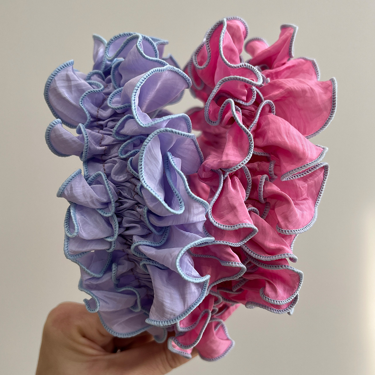 180g Weight Hair Band Hair Accessories Type 1 Piece Quantity Holiday, Daily Occasion Cloth Material Flower Pattern All Seasons Season Women's Gender Pleated Design Elegant Style Elegant Women's Flower Cloth Pleated Hair Band 8