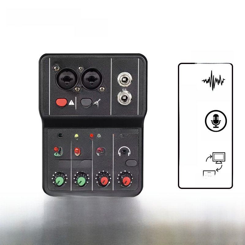 2024 TEYUN Q-12 컴퓨터 녹음 사운드 카드 편집 아티팩트 USB 드라이브 무료 16BIT/24KHZ