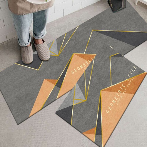 Strictly selected light luxury kitchen floor mats, door long non-slip mats, kitchen carpet door mats, home entrance floor mats