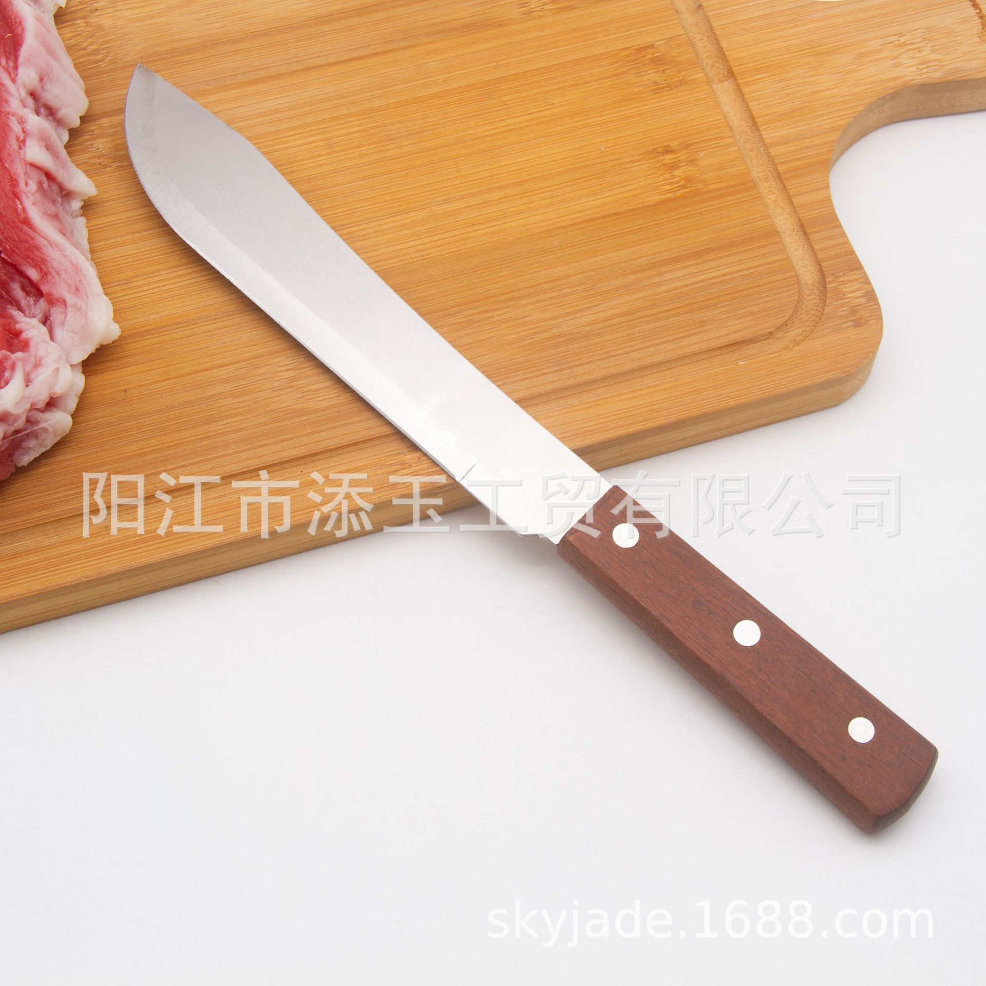 木柄屠宰刀屠夫刀割肉刀屠夫屠宰专用杀猪牛羊切肉-阿里巴巴
