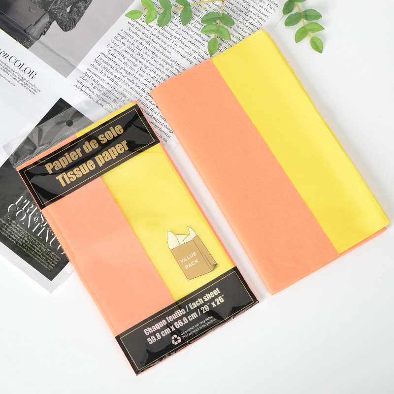 Papel de copia de color Papel de pera Papel de linterna Papel de flores Papel de envolver Tissue paper Color mezclable