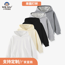 欧美风格秋季儿童卫衣卡通印花绣花图案支持来图来样定制贴牌加工