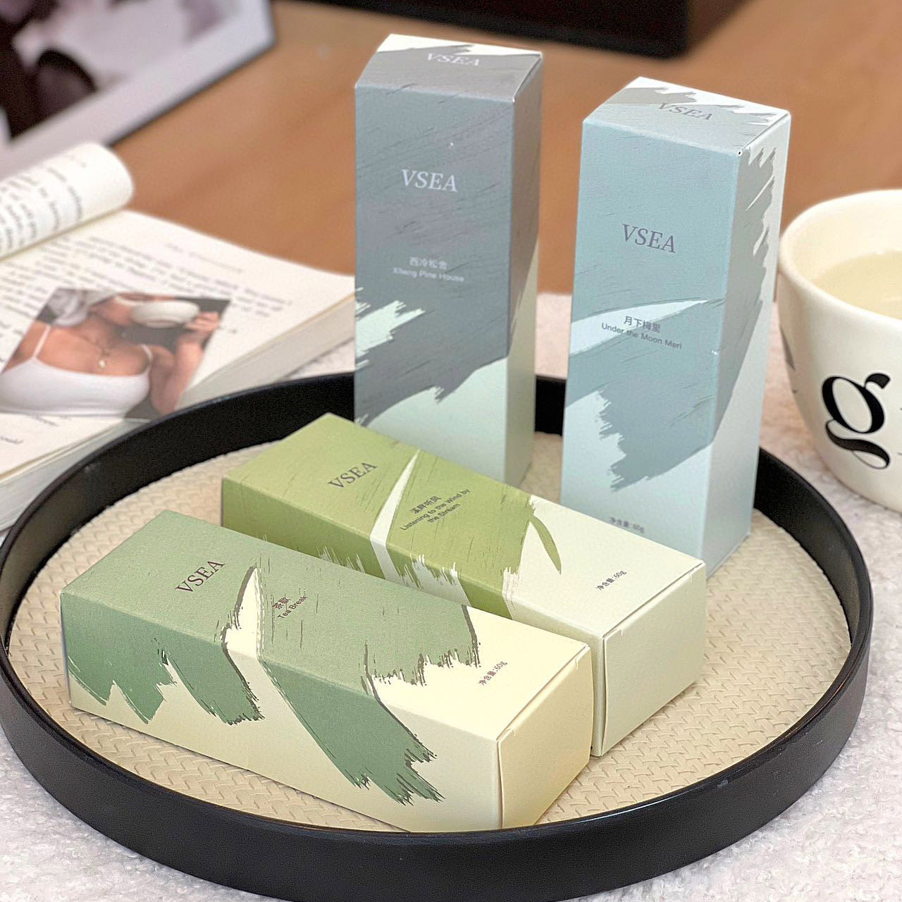 VSEA 컬러 박스 핸드 크림 새로운 가을과 겨울 향수 보습 핸드 크림 안티 동결 건조 건조 건조