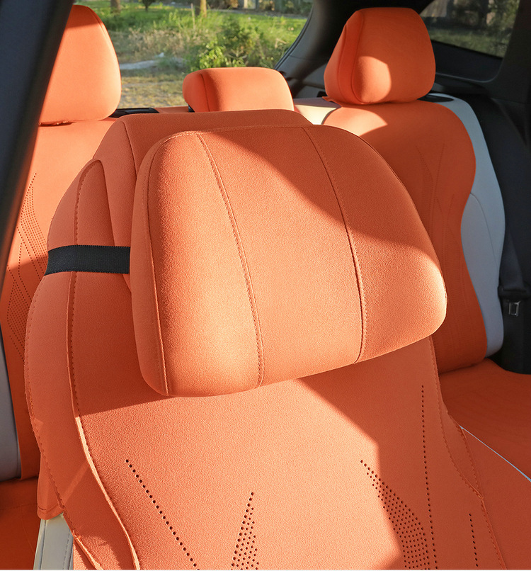 Suitable for Geely Galaxy M7 Special Car Seat Cushions, All-Season Universal Seat Covers, Semi-Covered Suede Ventilated Seat Covers