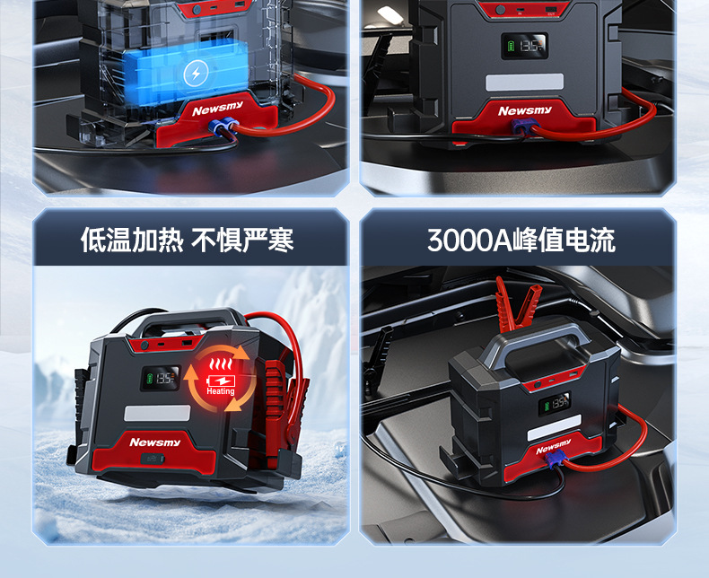 Car Emergency Starting Power Supply, Strong Start for Large Trucks, 12V24V Diesel Vehicle Emergency Power Bank, Wholesale
