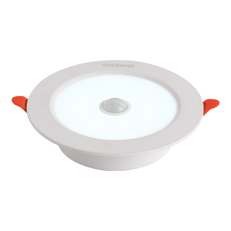 다운 라이트 인체 적외선 유도 호텔 쇼핑몰 프로젝트 임베디드 가정용 슈퍼 밝은 복도 천장 램프 라운드