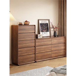 Simple Bedroom Bedside Large Capacity Storage Cabinet with Five Buckets and Nine Buckets Combination Living Room Storage Cabinet New Chinese Style Balcony Cabinet
