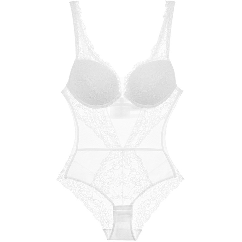 Encaje tentación transparente europeo y americano apretado sexy mono francés sexy mono