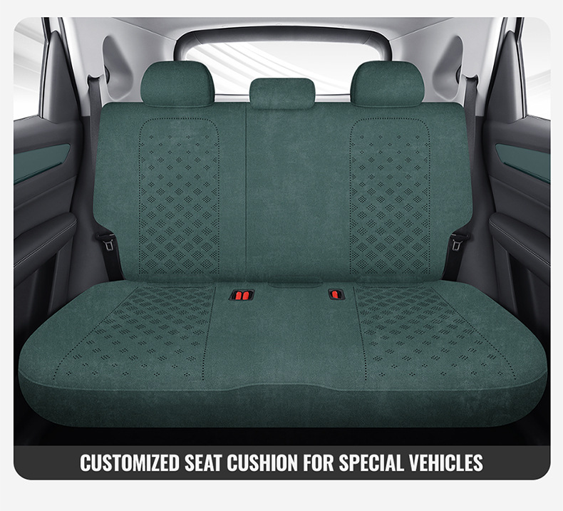New Model of Special Car Seat Cover for Bestune Yueyi 03, Featuring Breathable Suede Saddle Pad and Leather Seat Cushion