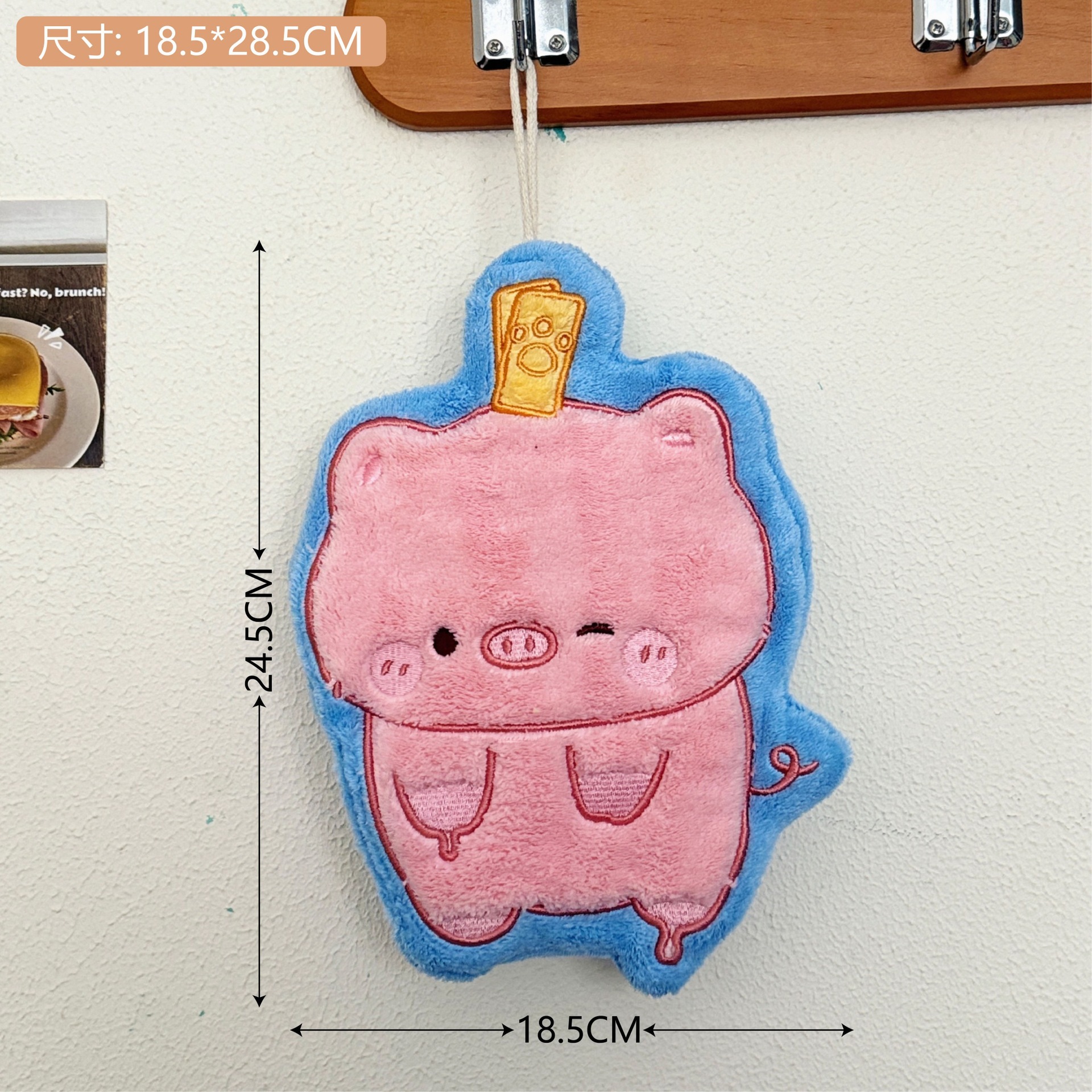 Toalla de mano colgando toalla absorbente toalla de mano para niños toalla de mano para bebés lindo pato pingüino agradable para la piel suave