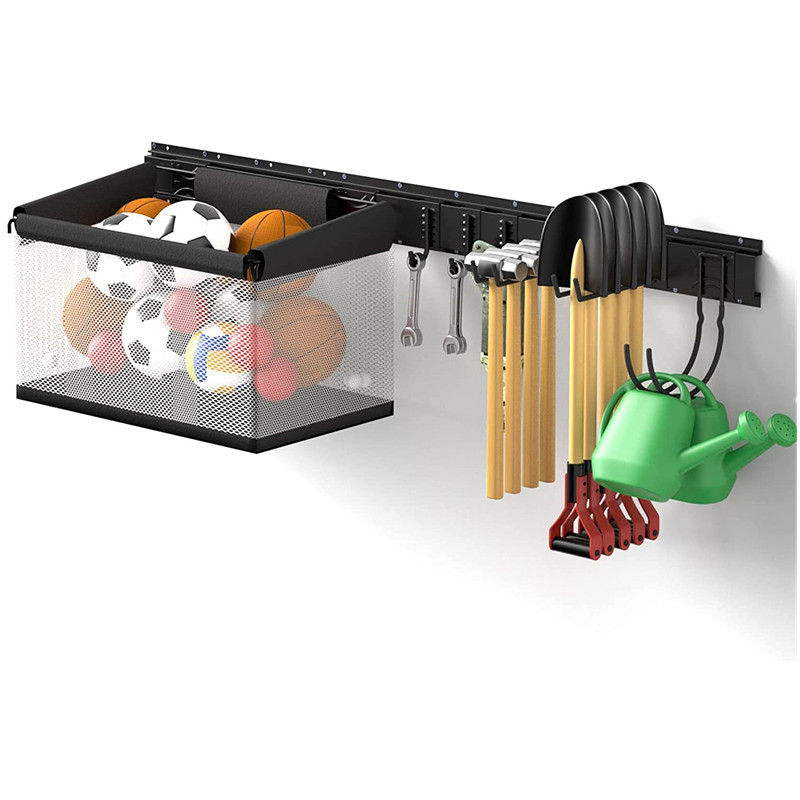 重型车库收纳储物工具挂钩篮球收纳挂钩铝背板挂钩喷塑挂钩