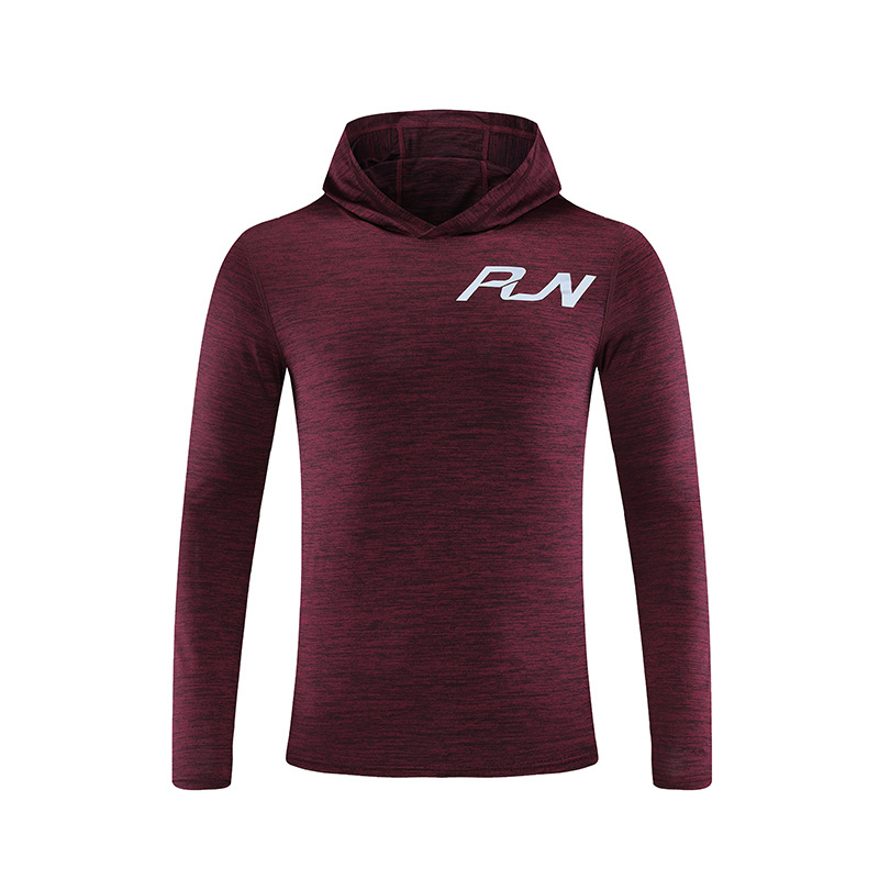 Otoño 2022 camiseta de manga larga de secado rápido para hombre ropa deportiva running fitness ropa de secado rápido suéter con capucha suelto camiseta