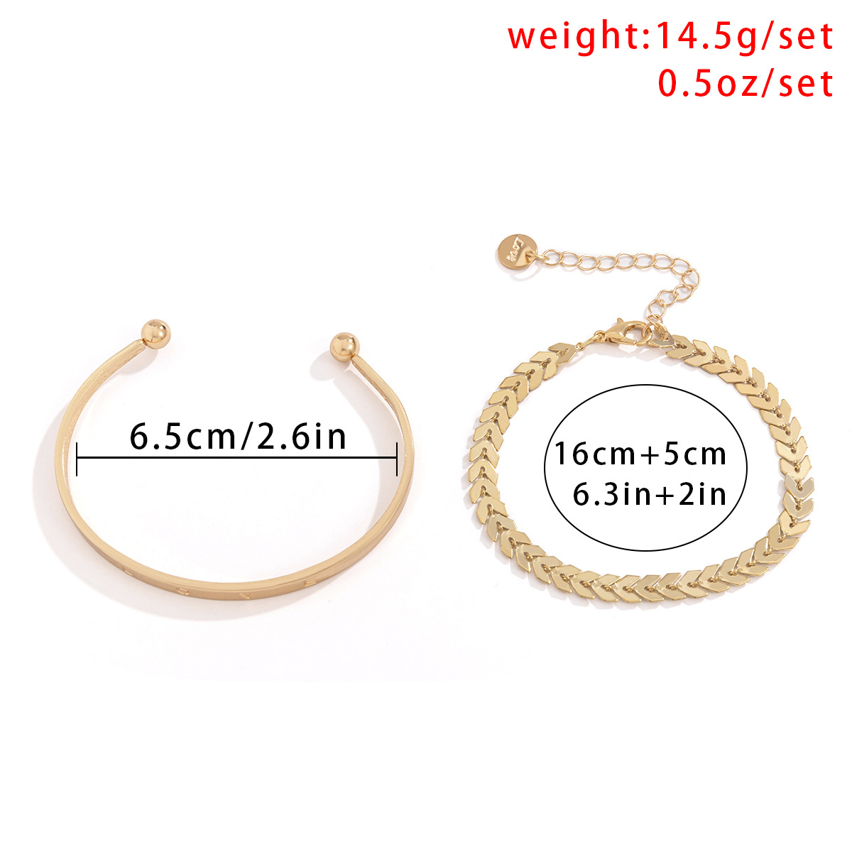 Fashion Geometric Iron Plating No Inlaid Women'S Bracelets display picture 1