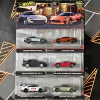 Hot Wheels Двойная крышка автомобиля 2025 Love Collection Mitsubishi Bay Oil GULF Nissan R34 Bugatti HBL96