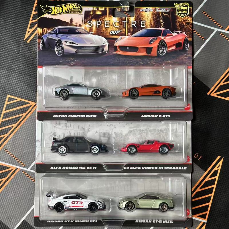Hot Wheels Double Car Set 2025 Beloved Collection Mitsubishi Gulf Oil Gulf Nissan R34 Bugatti Hbl96