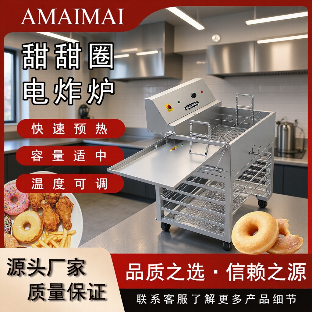Профессиональная электрическая фритюрница AMAIMAI для пончиков и выпечки