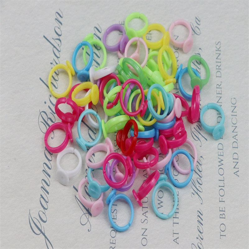 Детское кольцо пластиковый держатель кольца аксессуары для колец корейские украшения ручной работы DIY Материал держатель кольца