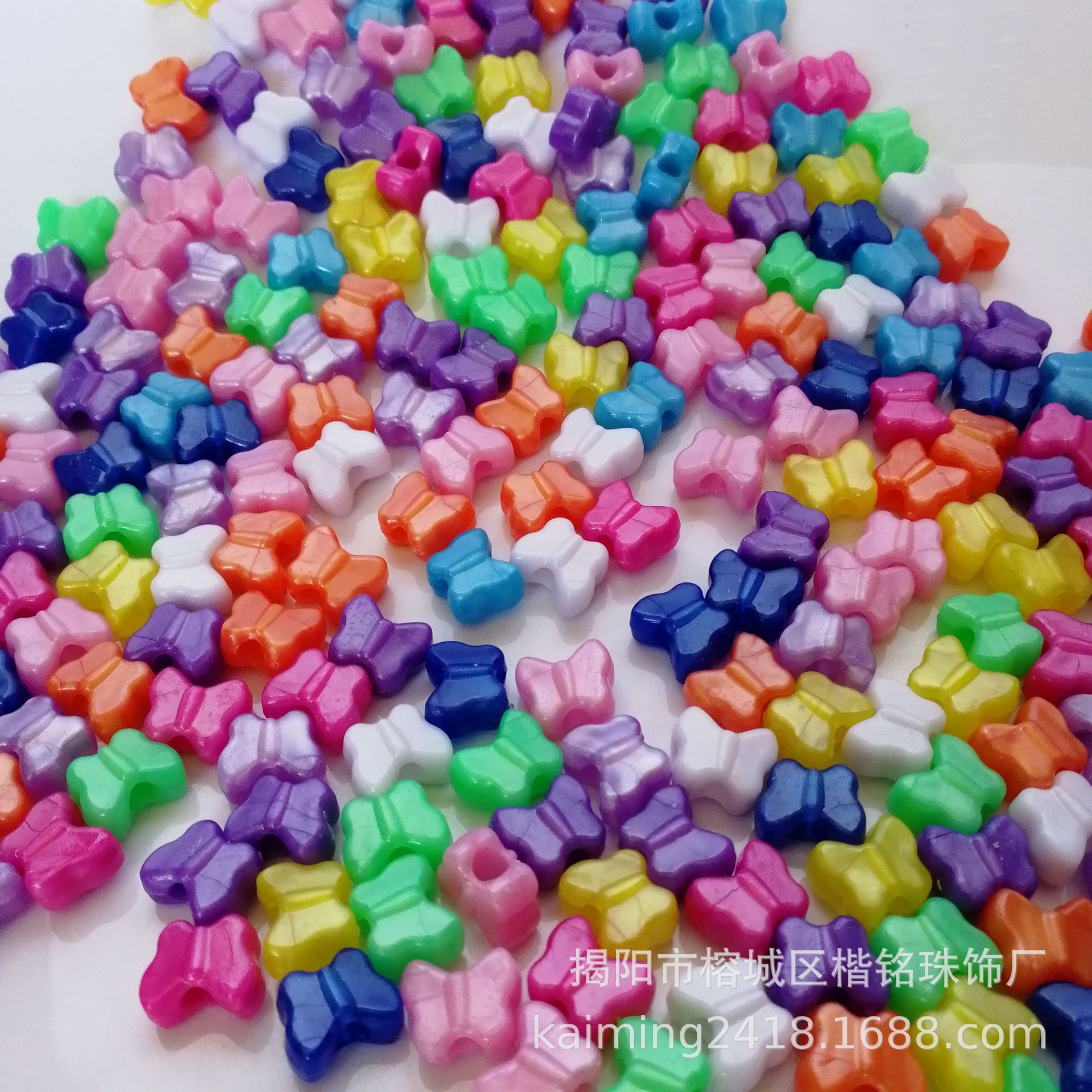 ����ֱ��10*12mm���ϴ�׺������� pony beads �ֹ��������