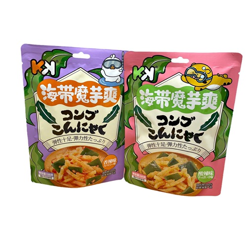 Super friendly kelp crispy bamboo shoots 140g bagged Konjac Shuang 120g spicy and sour aquatic snacks internet celebrity casual snacks