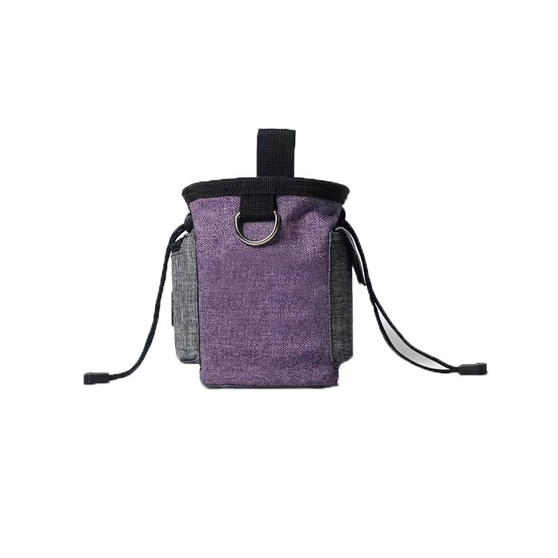보라색 허리 가방-로고 없음