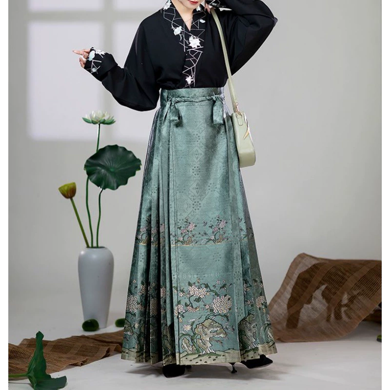 Spring autumn Hanfu, set, 2023