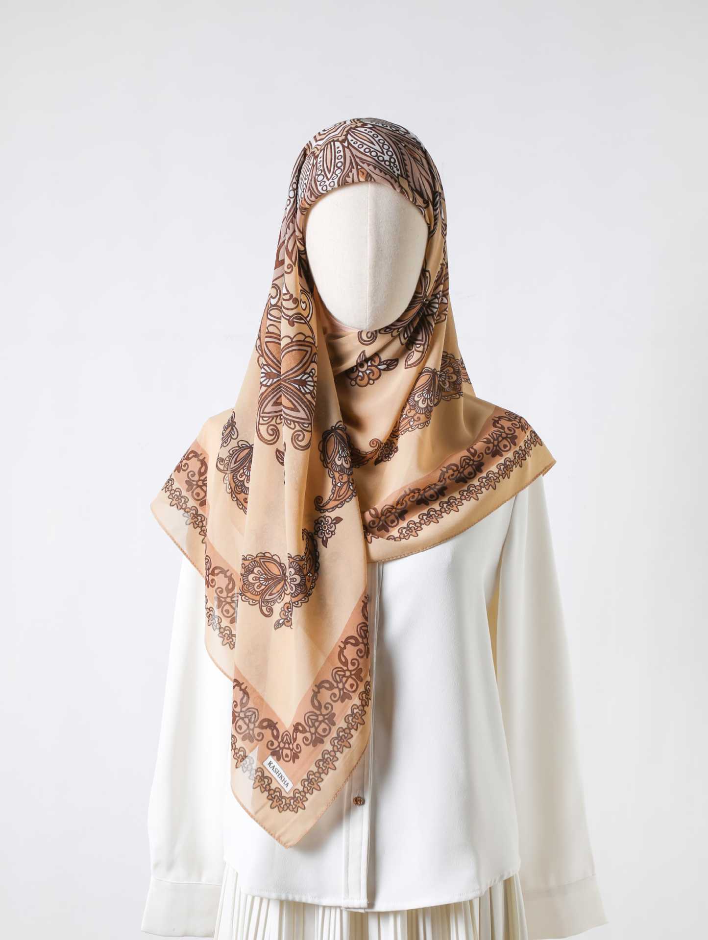 110 크리스탈 쉬폰 01 [카키]