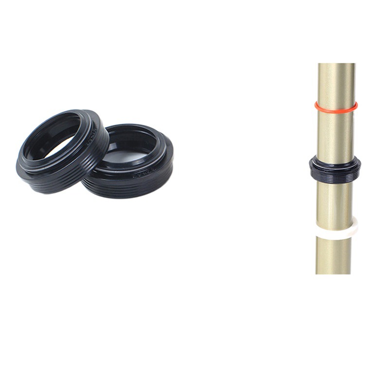 Bicicleta de montaña tenedor frontal sello de aceite amortiguador de bicicleta sello de polvo sello de tubo interior resina a prueba de agua anillo de sello accesorios de reparación