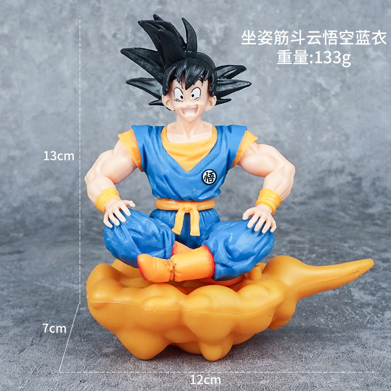 ドラゴンボール家族ポートレート悟空カカロットフィギュアサイヤ人ベジータスーパーブルー人形周辺誕生日ギフト|undefined