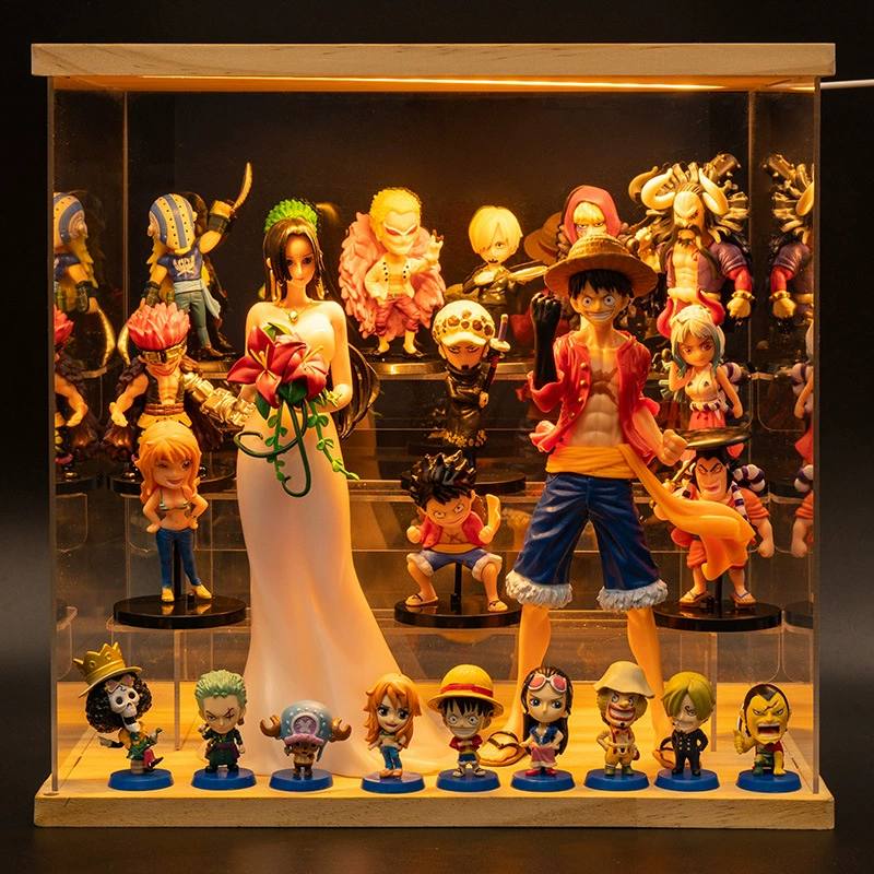 Комплект фигур One Piece: полный набор Лuffy Empress Peripherals Zoro Q Version Blind Box Doll, украшения, подарки на выпускной