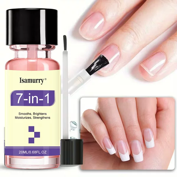 Cross-border anti-breakage nail strengthening liquid improves fragile and rough nails - fast-acting packaging in English
