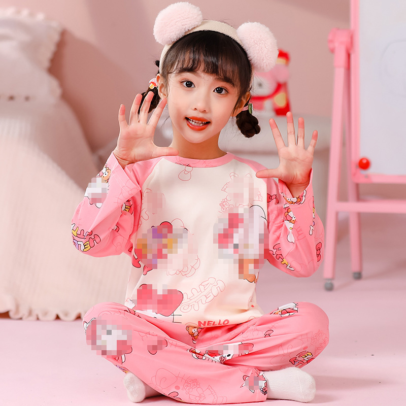 XC 긴 소매-핑크 고양이
