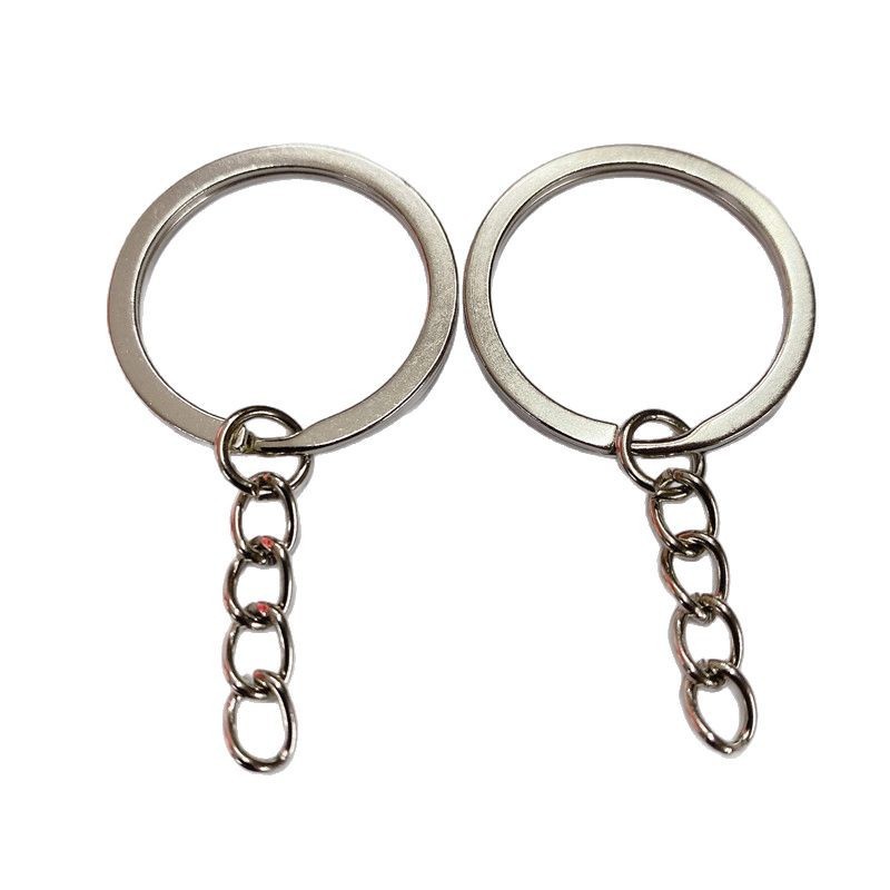 保色メッキ金属チェーンキーホルダー金物キーホルダーDIY創意掛け部品現物卸売り|undefined