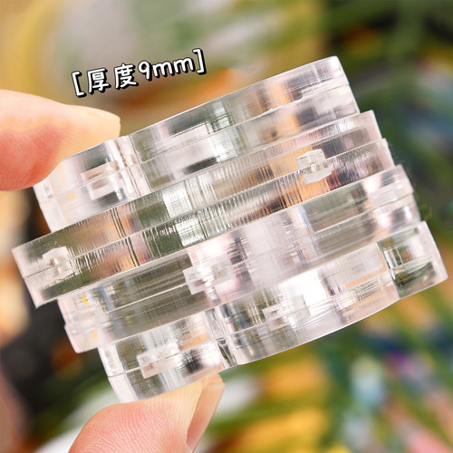 Transparent Acrylic Shaped Goka Brick Magnetic Suction Bubble Brick Mini Idol Photo Frame Goka Brick Small Ice Brick Wholesale
