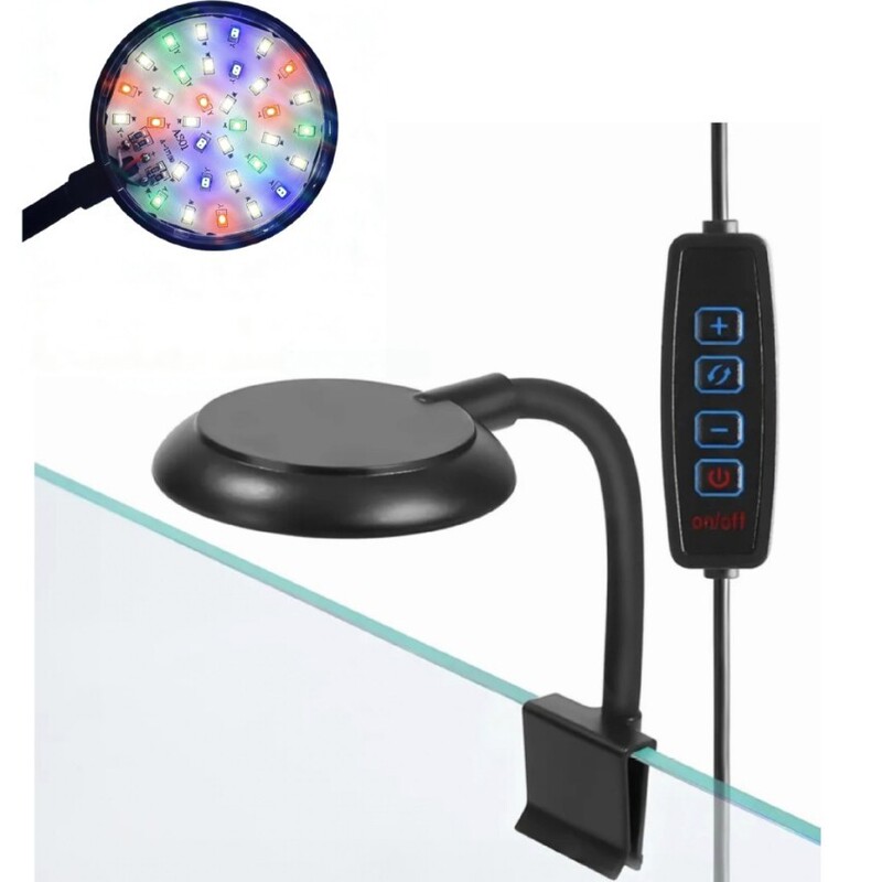 Fish Tank Light, Micro-Landscape Small Aquarium Lighting, USB High-Brightness Energy-Saving Desktop Aquatic Plant Light, Zeng Yan Landscaping Clip