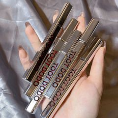 Toot Dodo whitening square tube lip glaze velvet matte whitening not easy to fade weightless small silver stick lip gloss affordable