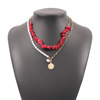 Fashionable classic pendant, beads, cute necklace, simple and elegant design
