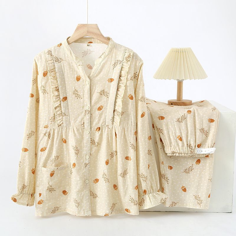 세로 레이스 크레이프-딸기-베이지