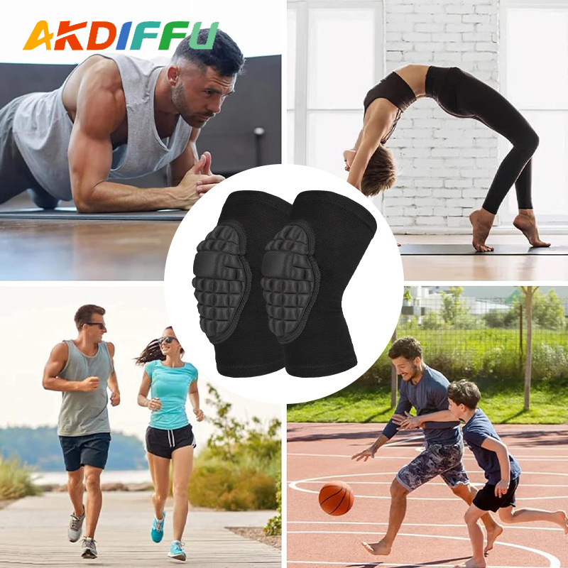 Fabricantes de rodilleras deportivas al por mayor rodilleras deportivas arrodilladas, rodilleras de punto, rodilleras de esponja de punto, cubierta de rodilleras de voleibol anticolisión transpirable