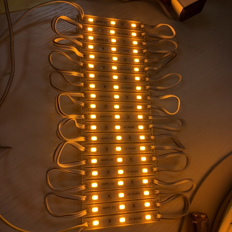 5054滴胶模组 防水模组 广告光源发光贴片LED灌胶模组 低压12V