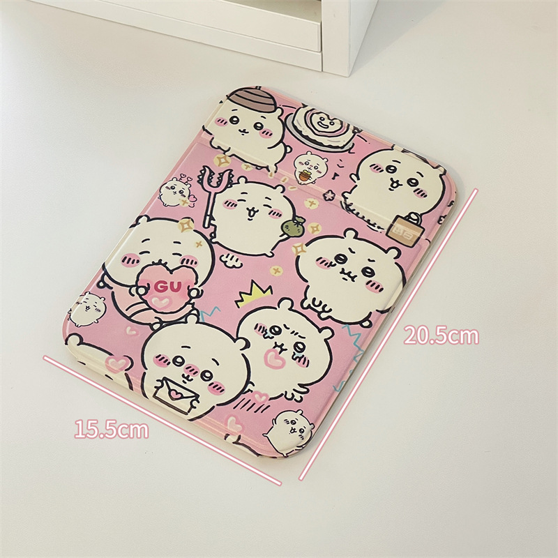 Nuevos espejos de maquillaje de dibujos animados de jiikawa grandes espejos de maquillaje portátiles plegables para dormitorios de estudiantes espejos de escritorio