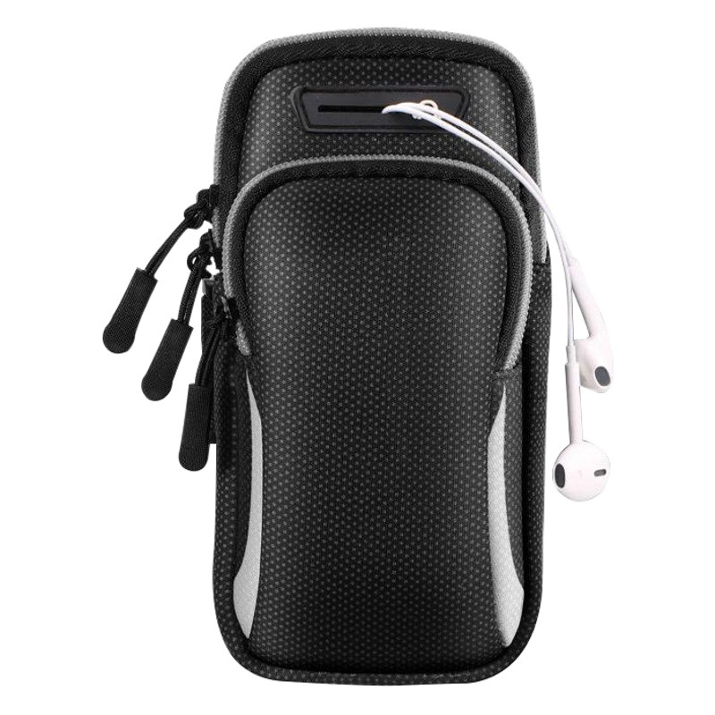 Correr teléfono móvil brazo bolsa multifuncional deportes brazo bolsa al aire libre fitness brazo manga brazo bolsa impermeable bolso de la muñeca se puede enviar en nombre