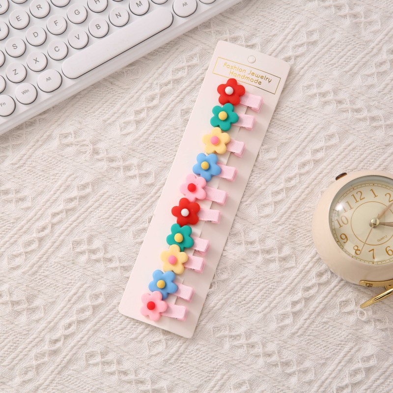 Las pinzas para el cabello de los niños no lastiman el pelo del bebé flequillos pequeños accesorios para el cabello del bebé Princesa Tarjeta de pelo femenino lindo tocado